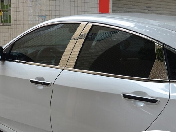 honda civic fk tuerzierleisten fenster b und c saeule tuersaeule abdeckung