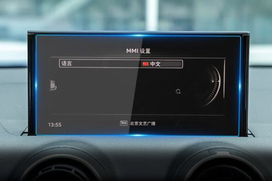 audi q2 bildschirm glas schutz gps navigation lcd schutz