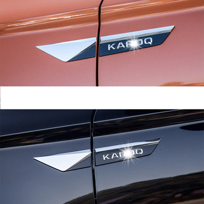 skoda karoq seite tuer emblem aufkleber abdeckung