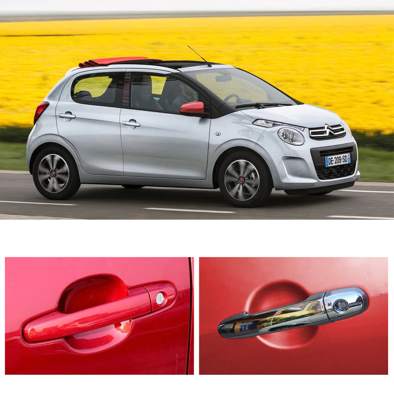 citroen c1 ii chrom aussen tuergriffe tuergriffblenden abdeckungen