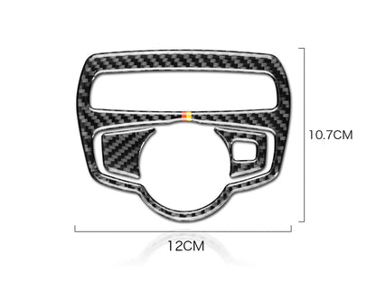 mercedes glc c253 x253 c w205 carbon armaturenbrett licht schalter abdeckung rahmen