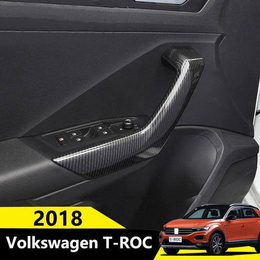 vw t roc mqb chrom carbon innen tuergriff innengriff abdeckung