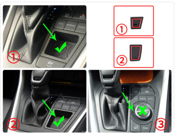 toyota rav4 xa50 antirutschmatte gummimatten rutschfeste matten mit logo