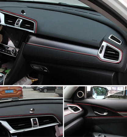 5m auto styling streifen innenraum dekoration linie band