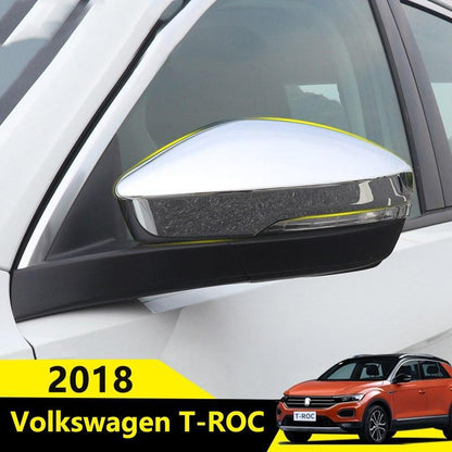 vw t roc mqb chrom carbon rueckspiegel seitenspiegel abdeckung blende rahmen