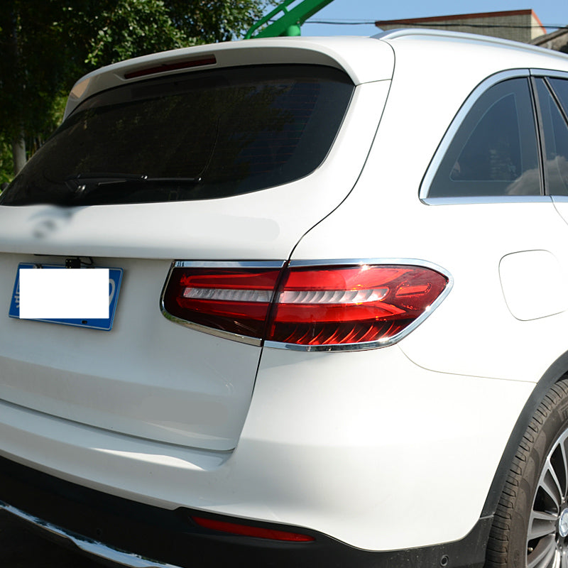 mercedes glc x253 chrom abdeckung hinteres licht rueckleuchte hecklicht