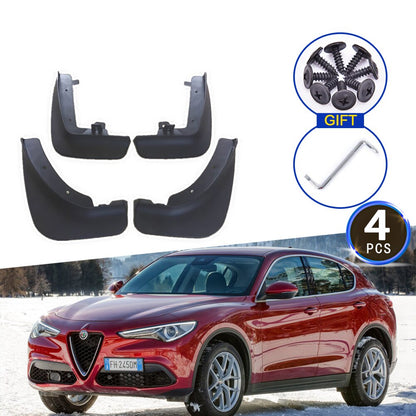 alfa romeo stelvio schmutzfaenger spritzschutz schmutzlappen vorne hinten