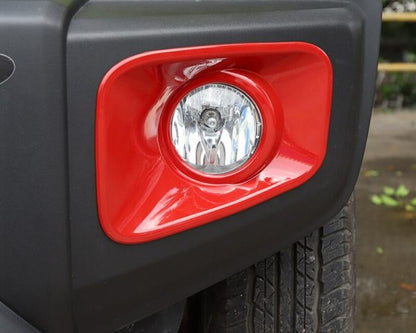 suzuki jimny 4 nebelscheinwerfer licht vorne abdeckung rahmen 2