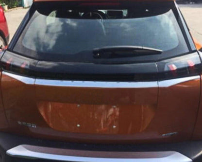 peugeot 2008 e 2008 edelstahl kofferraum gepaeckraum abdeckung hinten leiste
