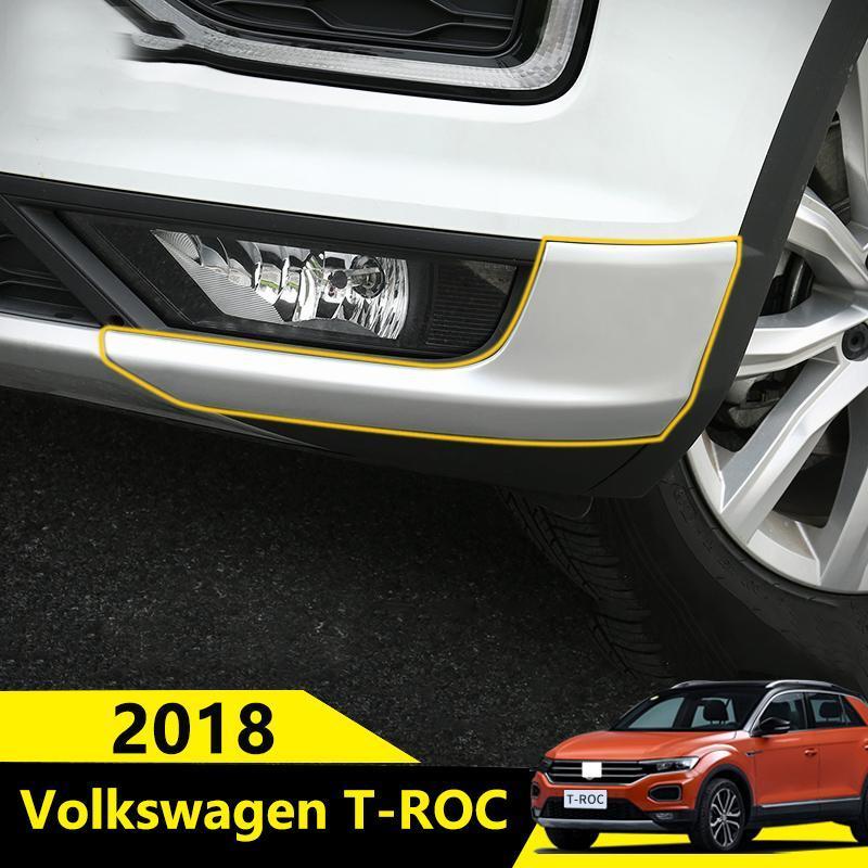 vw t roc mqb chrom nebelscheinwerfer licht vorne abdeckung