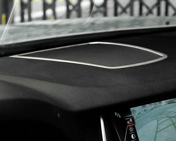 bmw 5 f10 chrom armaturenbrett lautsprecher audio rahmen abdeckung