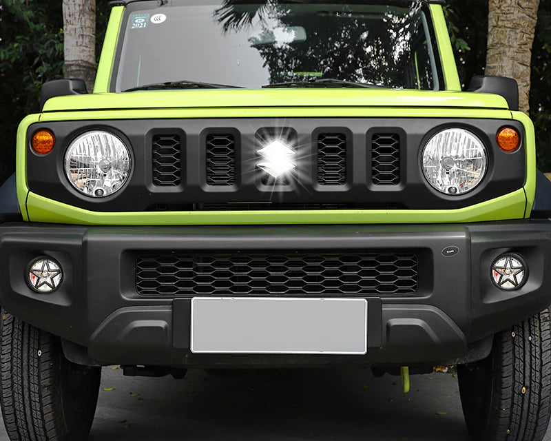 suzuki jimny 4 nebelscheinwerfer licht vorne abdeckung rahmen