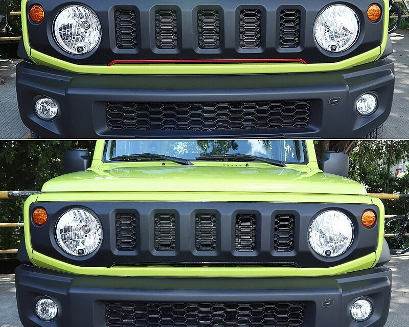 suzuki jimny 4 kuehlergrill vorne leiste stossleiste abdeckung