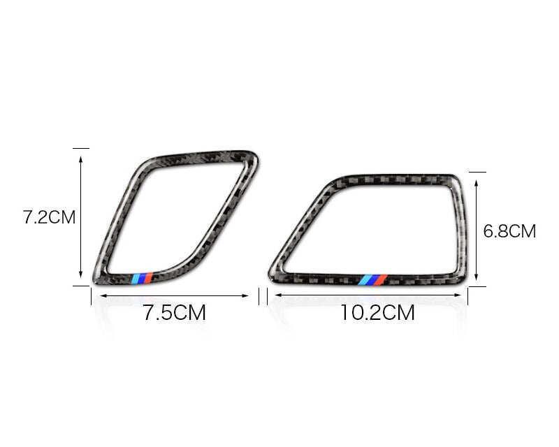 bmw 5 f10 f11 carbon armaturenbrett luftduesen lueftung abdeckung rahmen