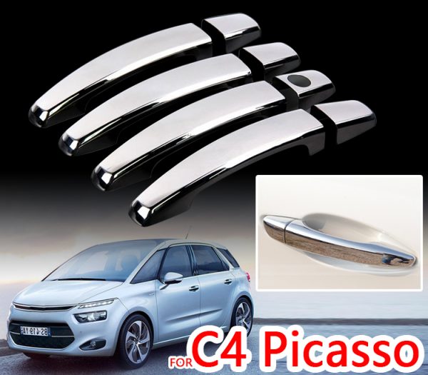 citroen c4 picasso ii chrom aussen tuergriffe tuergriffblenden abdeckungen