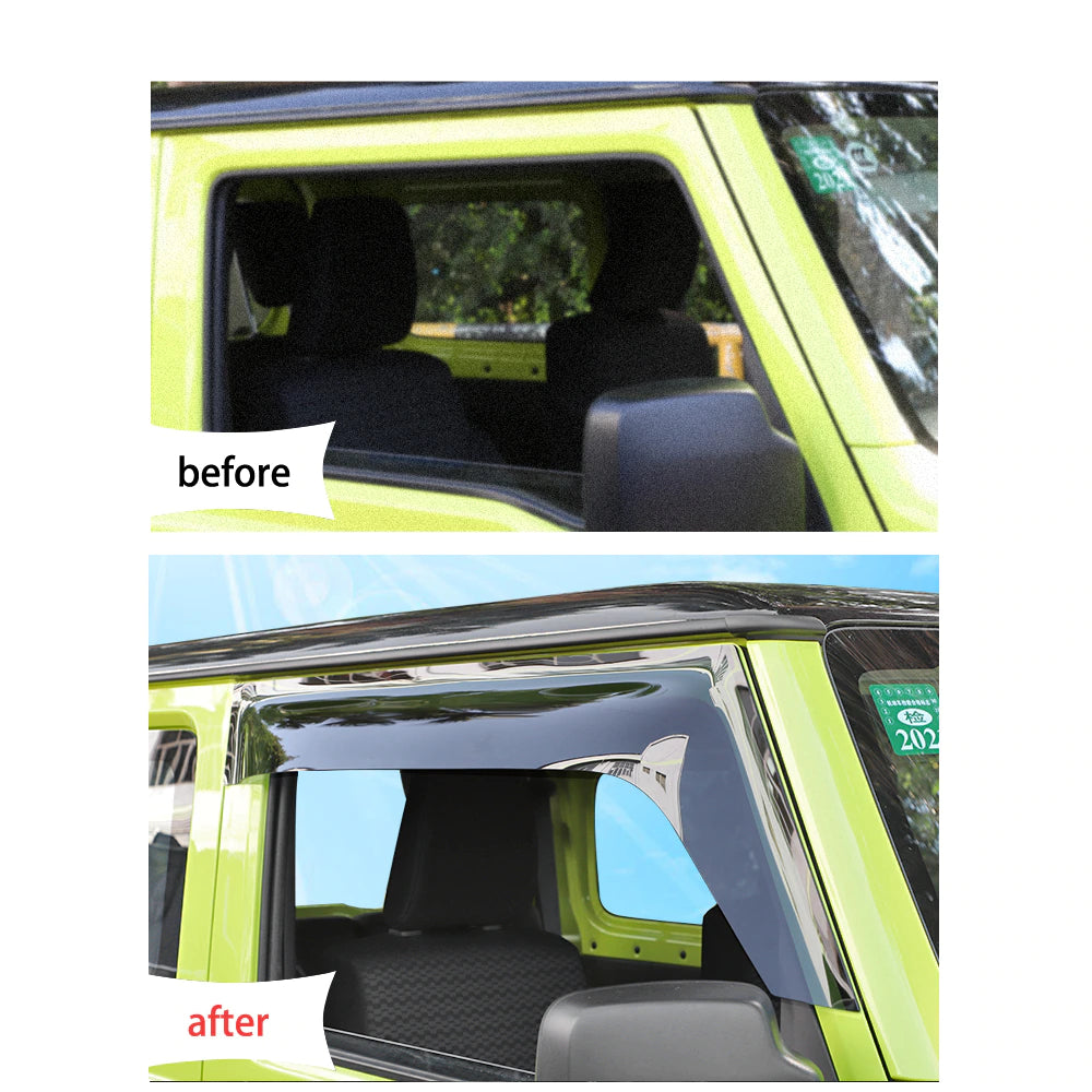 suzuki jimny 4 windabweiser regenabweiser seitenfenster abdeckung