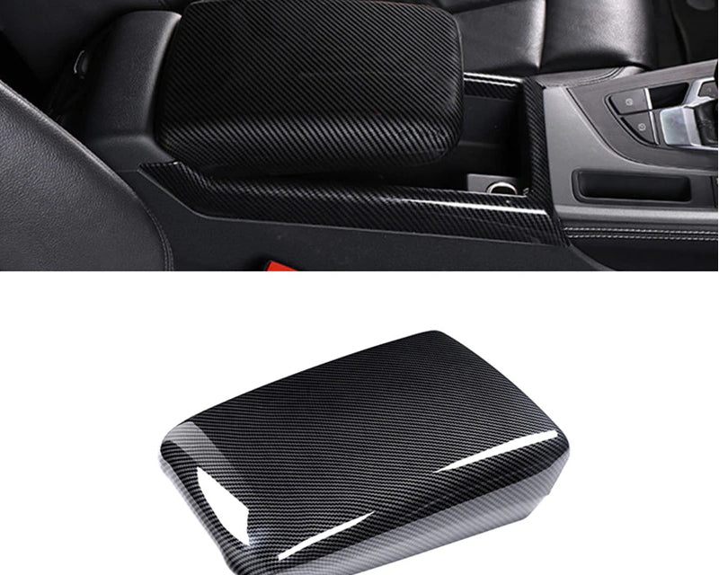 audi a4 a5 b9 carbon armlehne mittelkonsole abdeckung
