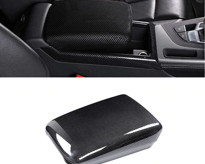 audi a4 a5 b9 carbon armlehne mittelkonsole abdeckung