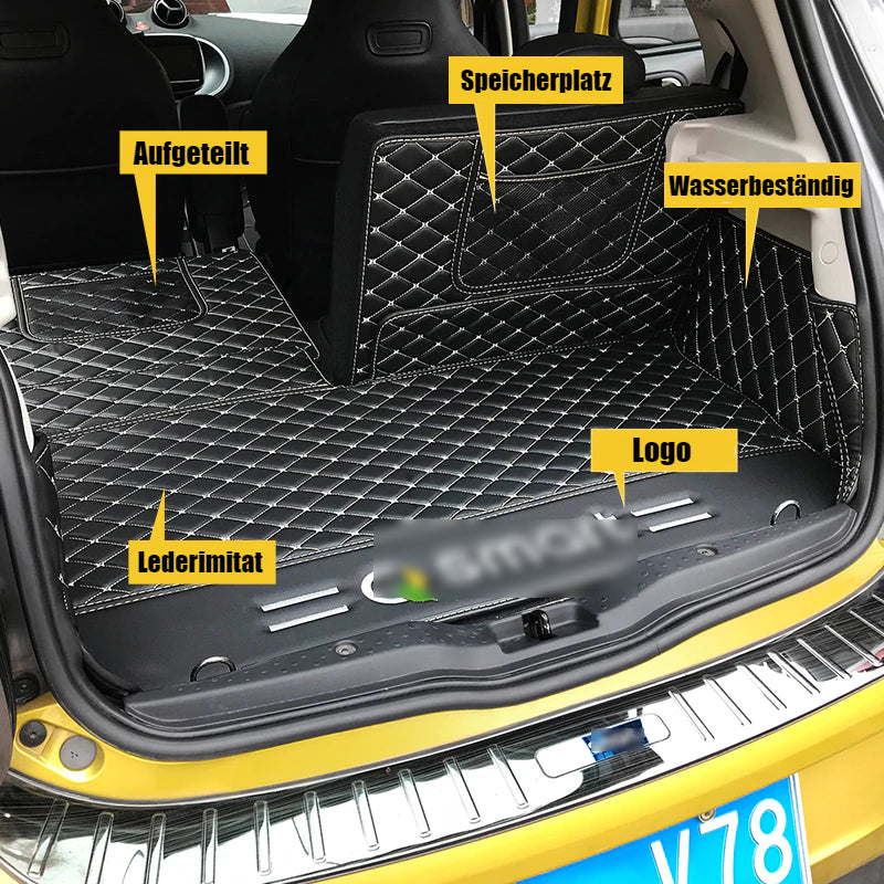 smart forfour kofferraum gepaeckraum unterlage matte abdeckung teppich