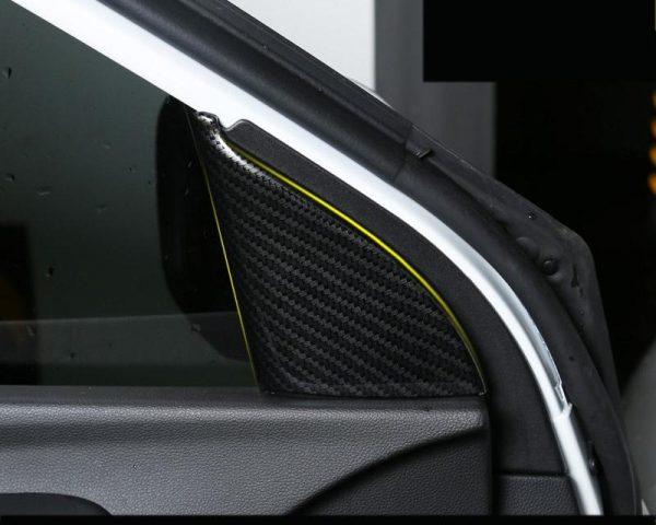 renault kadjar chrom carbon a saeule tuer fenster dreieck abdeckung