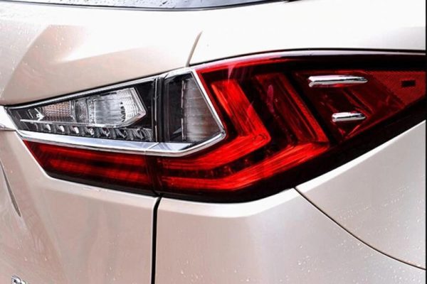 lexus rx iv chrom brems licht leuchte abdeckung rahmen hinten