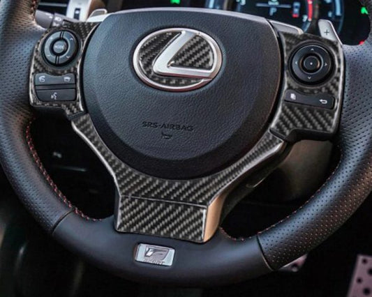 lexus is iii carbon kohlefaser lenkrad dekoration satz