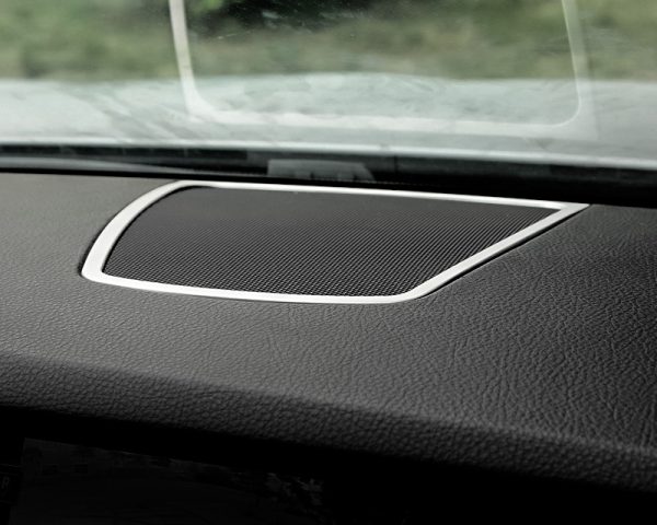 bmw 5 f10 chrom armaturenbrett lautsprecher audio rahmen abdeckung