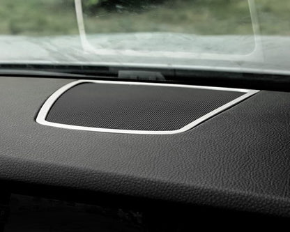 bmw 5 f10 chrom armaturenbrett lautsprecher audio rahmen abdeckung