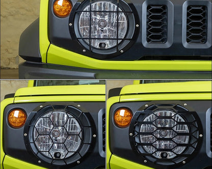 suzuki jimny 4 licht leuchte scheinwerfer vorne ringe abdeckung