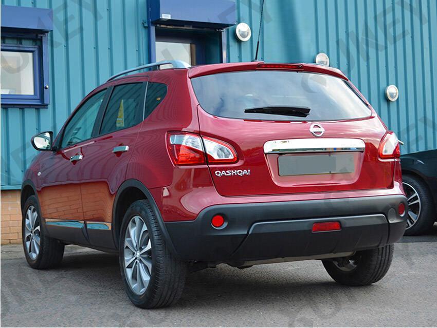 nissan qashqai j10 chrom kofferraum gepaeckraum abdeckung hinten leiste 2