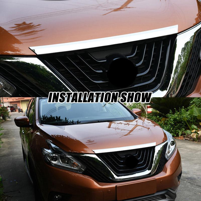 nissan murano z52 chrom kuehlergrill gitter niere streifen abdeckung leiste 2