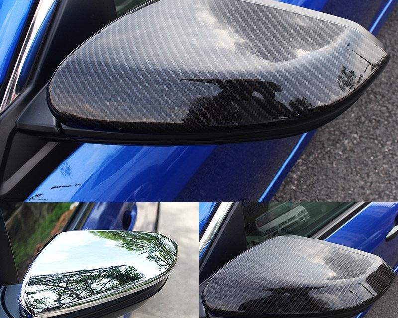 honda civic fk chrom carbon ruckspiegel seitenspiegel abdeckung blende rahmen