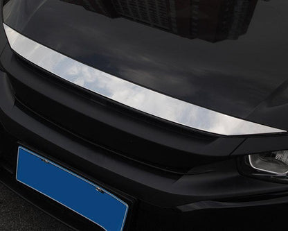 honda civic fk chrom stossleiste kuhlergrill vorne leiste abdeckung