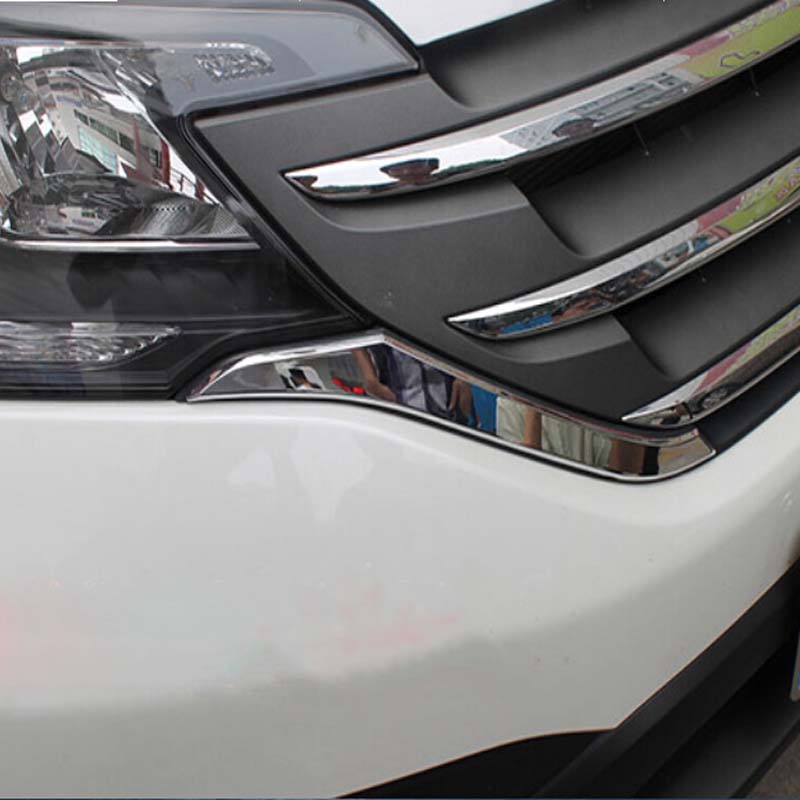 honda cr v chrom kuhlergrill gitter niere streifen abdeckung leiste