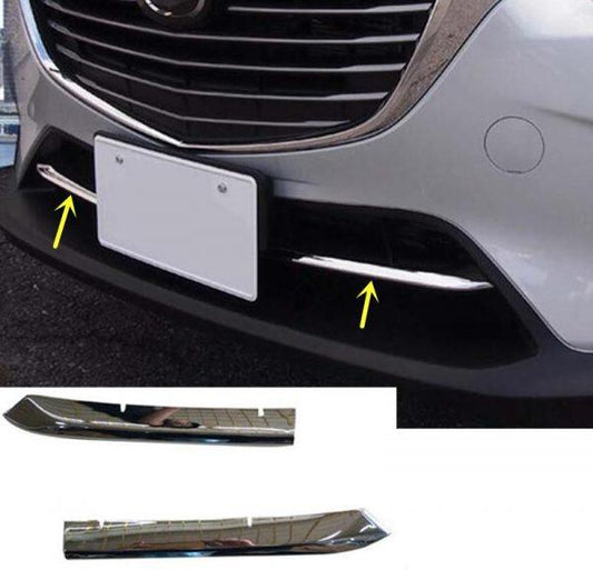 mazda cx3 chrom vorne kuhlergrill gitter leiste abdeckung unten