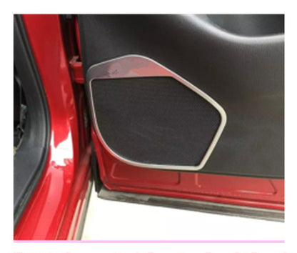 mazda cx5 ke chrom tur lautsprecher ringe musik rahmen abdeckung