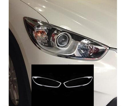 mazda cx5 ke chrom scheinwerfer leuchte licht vorne abdeckung