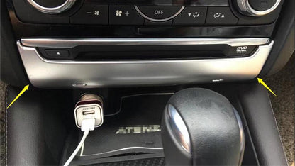 mazda 6 gj gl chrom cd radio ladung schalter abdeckung