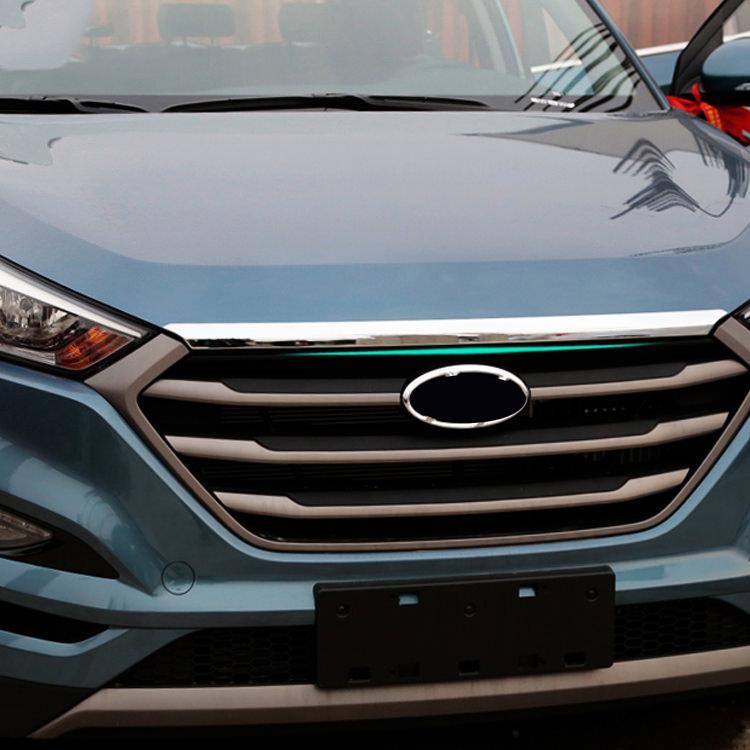 hyundai tucson 3 tl chrom stossleiste motorhaube vorne leiste abdeckung