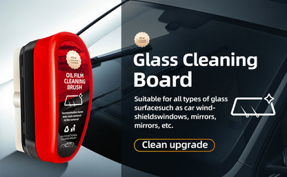 【Xcar】【First order discount】Car Glass Oil Film Brush Remover Automotive Glass Sponge Cleaning Brush