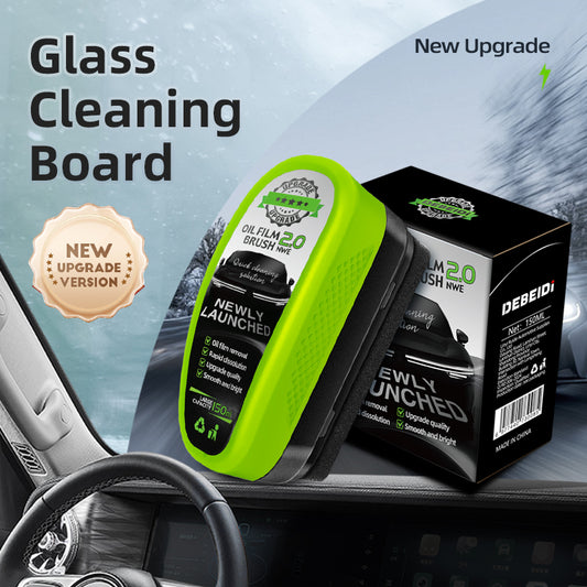 【Xcar】【First order discount】Car Glass Oil Film Brush Remover Automotive Glass Sponge Cleaning Brush