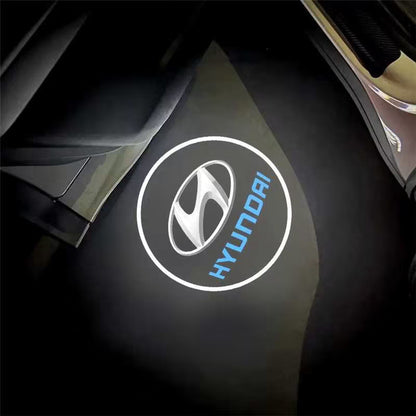 【Xcar】【First order discount 】2Pcs  Car Door LED HD Welcome Logo Light