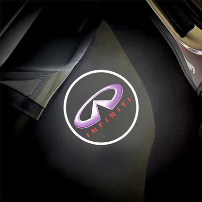 【Xcar】【First order discount 】2Pcs  Car Door LED HD Welcome Logo Light