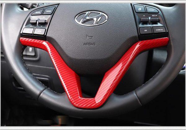 hyundai tucson 3 tl carbon lenkradbezug lenkradhulle abdeckung rahmen