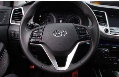 hyundai tucson 3 tl chrom lenkradbezug lenkradhulle abdeckung rahmen