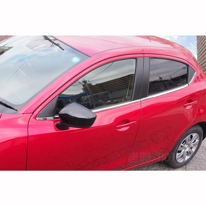 mazda 2 dj chrom turzierleisten unter fenster leiste abdeckung