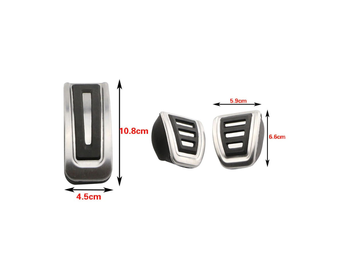 skoda fabia 3 pedal auflagen kappen fusstutze fushebel pedale