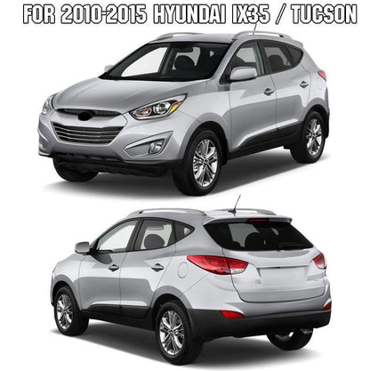 hyundai tucson ix35 lm edelstahl kofferraum gepackraum abdeckung hinten leiste