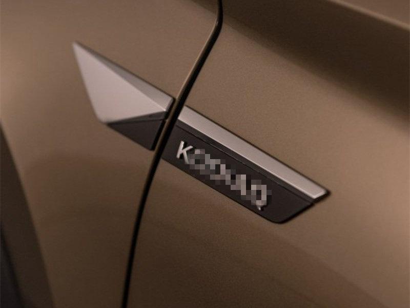 skoda kodiaq emblem logo aufkleber seite kotflugel