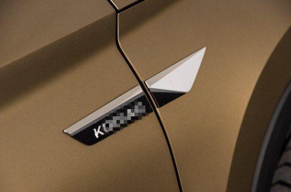 skoda kodiaq emblem logo aufkleber seite kotflugel